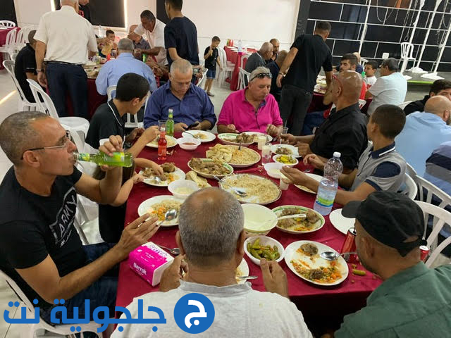 اكبر فرحة في جلجولية لهذا العام :وليمة بمناسبة  شفاء الشاب سعيد فتحي عيسوي